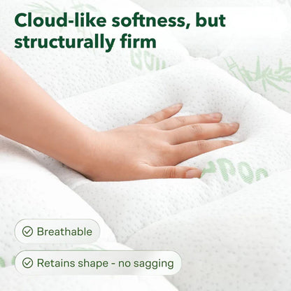 Temp-Regulating Bamboo Mattress Topper