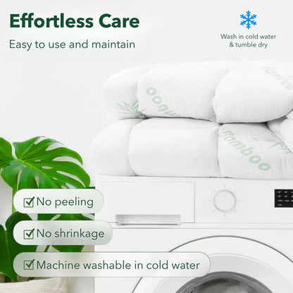 Temp-Regulating Bamboo Mattress Topper